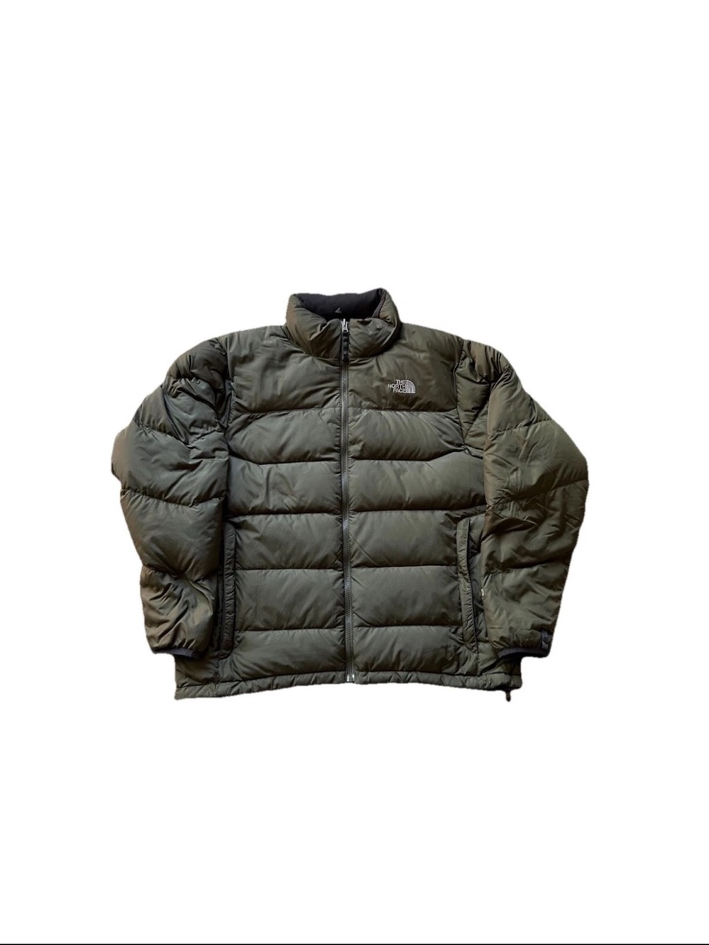 VTG The North Face TNF 550 Men's Green Nuptse 550 Puffer Jacket Size Large